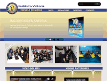 Tablet Screenshot of institutovictoria.com.mx